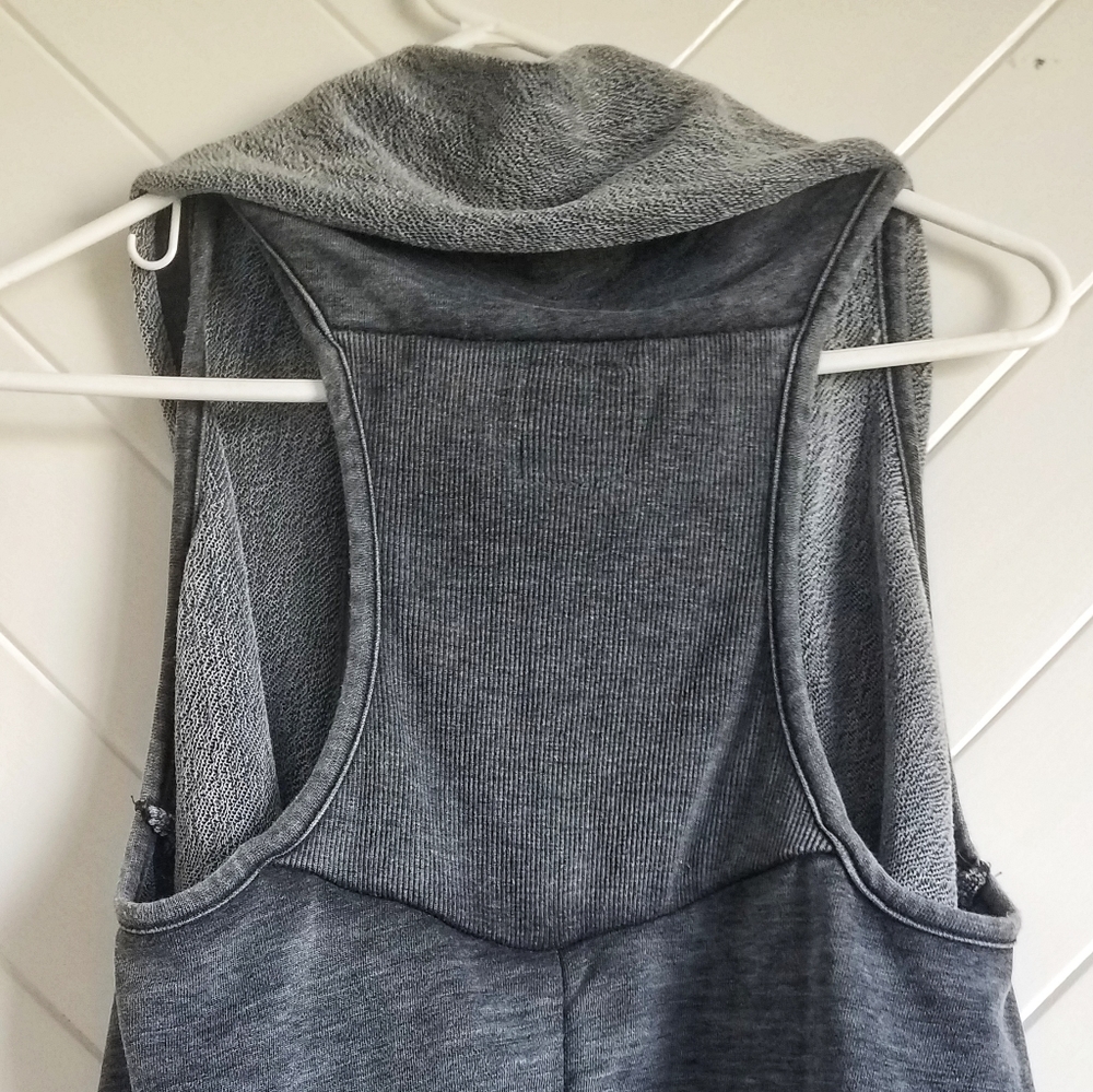 NWOT shawl waterfall collar vest